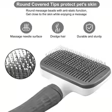 Velour Self-Cleaning Slicker Brush
