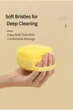 Chenille Silicone Bath Brush Duo